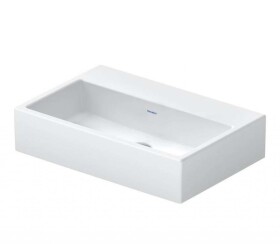 DURAVIT - Vero Air Umyvadlo 60x40 cm, bez přepadu, bez otvoru pro baterii, WonderGliss, bílá 23686000701