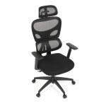 Kancelářská židle, houpací mechanismus, černá, KA-K2080 BK