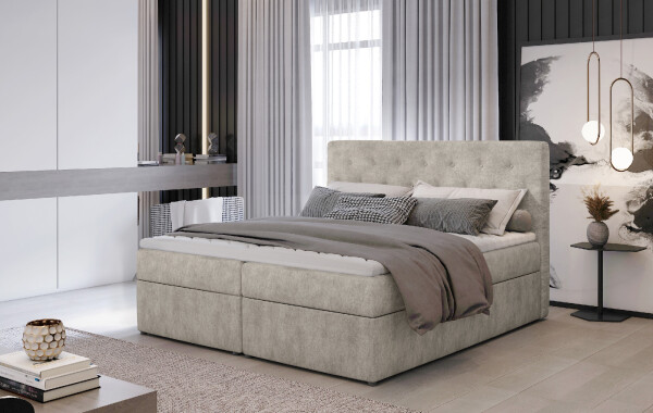 Boxspring Loree Rozměr: 140 x 200 cm, látka: Dora 21