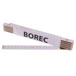 Metr skládací, 2m, dřevěný, PROFI, "BOREC"