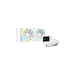 DEEPCOOL Vodní chladič LM240 WH, ARGB, 2x 120mm, AM5, LGA1851, bílá EDF_1808073