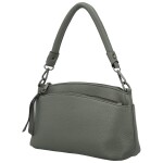 Stylová dámská koženková kabelka na rameno Trixi, tmavě šedá