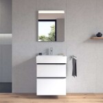 DURAVIT - Vero Air Umyvadlo 60x47 cm, s přepadem, otvor pro baterii, bílá 2350600000