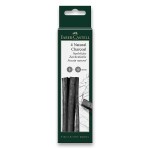 Faber-Castell Pitt Monochrome přírodní uhel 4 ks, 9-15 mm