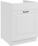 Spodní skříňka pod dřez Stilo 60 ZL 1S BB - Premium Box Barva korpusu: Dub artisan, Barva dvířek: Clay Grey