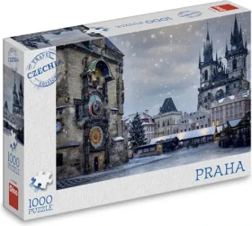 DINO Puzzle Zimní orloj