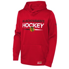 Outerstuff Dětská Mikina Chicago Blackhawks Authentic Pro Hoodie Po Hood Velikost: Dětské let)