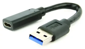 Adaptér USB 3.1 typ A (M) - USB-C (F) 10 cm / Redukce (A-USB3-AMCF-01)