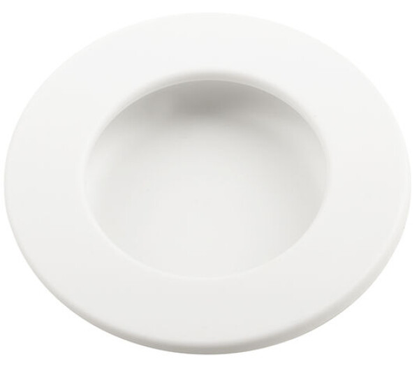 Tulip Nábytková úchytka zápustná Into Bílá (405152)