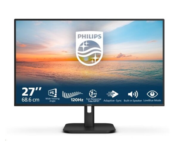 Philips MT 27" 27E1N1200A - 1920x1080,IPS,120Hz,D-Sub,HDMI,DP,Repro EDF_1681331