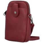 Trendy dámská koženková crossbody kapsa Asirys, vínová