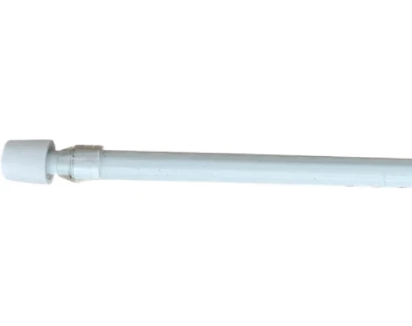 Vitrážní tyčka vzpěrná Easy 40-70 cm, kulatá bílá