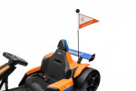 Mamido Dětská elektrická motokára McLaren Drift oranžová