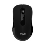 EVOLVEO K1050, tichý set bezdr. klávesnice a myši, CZ+SK, černá