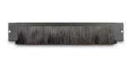 Inter-Tech kartáčová lišta 19" černá / Krycí lišta pro rozvaděč / 1U / 360x66x10 mm / ocel (88887357)