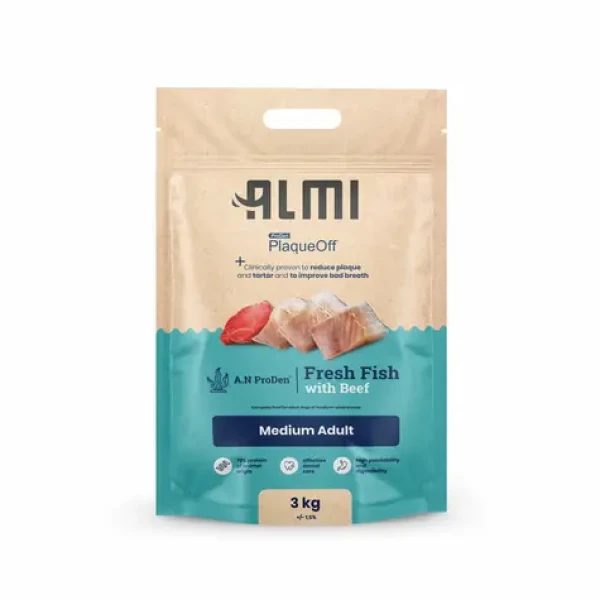 Almi Medium Adult Granule s mořskou řasou 3 kg