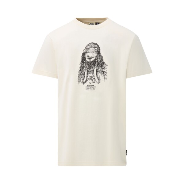 PICTURE M D&S Bearded S/S, Natural White velikost: L