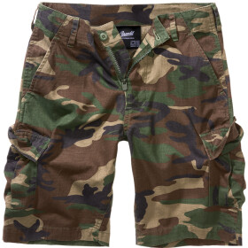 Brandit Kalhoty krátké dětské Kids BDU Ripstop Shorts woodland 122/128