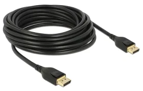 Delock DisplayPort černá / Kabel / DP 1.4 / 8K 60 Hz / 1 m / 32,4 Gbit/s (85658)