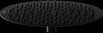 MEXEN - Hlavová sprcha SLIM 25 cm černá 79225-70