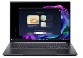 Acer Swift X 14 SFX14-73G-990T stříbrná / Notebook / 14,5" 2880x1800 OLED Touch / Intel Core Ultra 9 285H / 32GB (NX.J81EC.001)