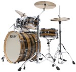 Tama Superstar Classic Maple Natural Ebony Tiger Wrap Rock Set