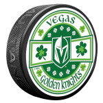 Mustang Puk Vegas Golden Knights NHL Lucky St. Patrick's Day Puck
