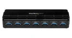 StarTech USB 3.0 Hub 7 Port / Rozbočovač / 7x USB-A / napájecí adaptér / černá (ST7300USB3B)