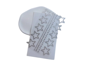 Dovoz Kamínky nalepovací - stříbrné