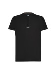 Pánské merino tričko s krátkým rukávem ICEBREAKER Mens 125 Cool-Lite Speed SS Quarter Zip, Black velikost: S