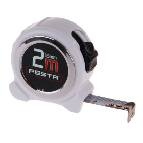 FESTA 11226 Metr svinovací bílý, 2m x 16mm