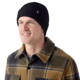 Unisex merino čepice SMARTWOOL Smartwool Beanie, Black univerzální