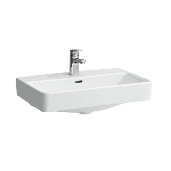 Laufen - Pro S Umyvadlo Compact, 60x38 cm, 1 otvor pro baterii, s LCC, bílá H8179594001041