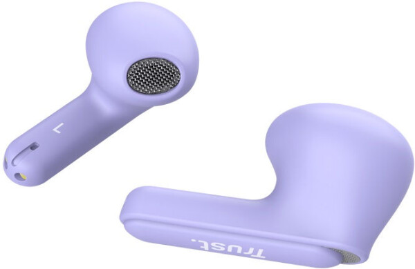 Trust Yavi (pecková) fialová / Bezdrátová sluchátka / mikrofon / ENC / Bluetooth (25299)