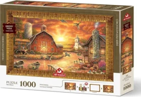ART PUZZLE 5692 Puzzle s rámem a lepidlem 3v1 Za sluncem