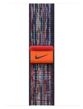 Apple Watch Nike Sport Loop 40mm Blue/Red / řemínek pro Apple Watch / 130–190 mm (MC1J4ZM/A)