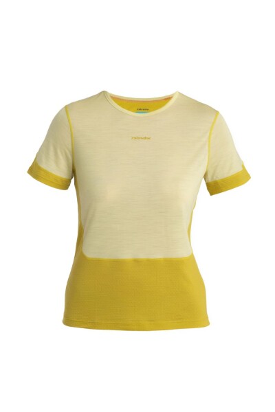 ICEBREAKER Wmns Merino 125 ZoneKnit™ Energy Wind SS Tee, Lux/Lucid/Cb (vzorek) velikost: S