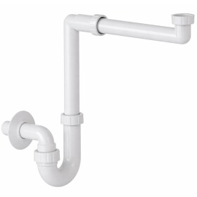 CERANO Sifon umyvadlový/nábytkový, místošetřící - 5/4" - DN32/250-700 mm - bílá