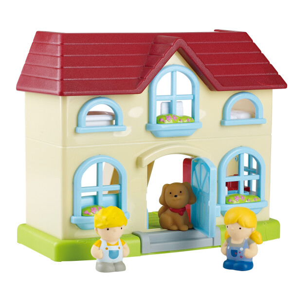 Playgo Domeček s efekty set 28,5x23,5 cm 3 figurky