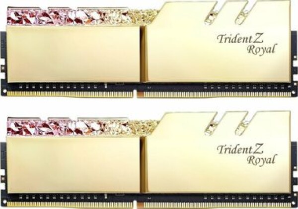 G.Skill Trident Z Royal Gold 32GB (2x16GB) 3600 MHz / DDR4 / CL18-22-22-42 / 1.35V / XMP 2.0 / LED podsvícení (F4-3600C18D-32GTRG)