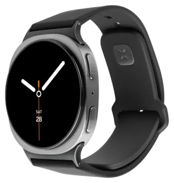 FIXED Silicone Sporty Strap pro Samsung Galaxy Watch 8 černý / Řemínek / silikon / rychloupínací systém / 2 velikosti