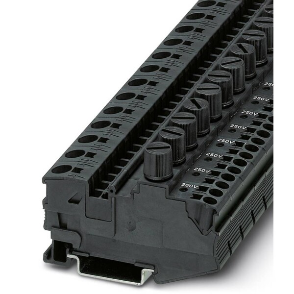 Phoenix Contact 3034264 jisticí řadová svorka 12.2 mm pružinová svorka černá 25 ks