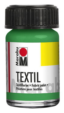 Barva na textil Marabu Textil 15 ml - zelená světlá 062