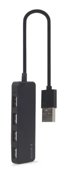 Gembird UHB-U2P4-06 černá / USB rozobočovač / 4x USB 2.0 (UHB-U2P4-06)