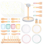 Dřevěná sada nádobí velká