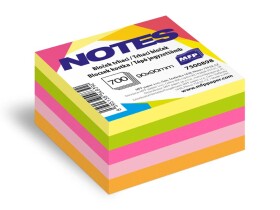 UNIPAP bloček trhací 90x90mm 700 listů mix 5 barev neon 7500898 170202
