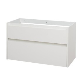 MEREO - Opto, koupelnová skříňka 101 cm, bílá CN912S