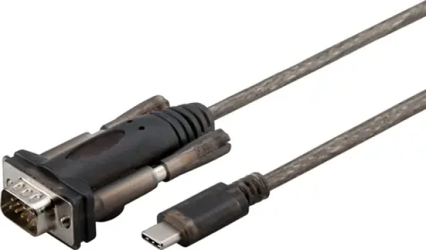 MicroConnect kabel USB-C (M) - RS232 (M) 1m černá (USB3.1CRS232)