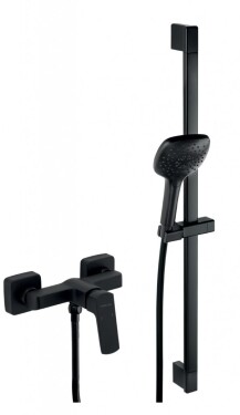 NOVASERVIS - Koupelnová sada sprchová Nobless Ego, černá 43061KIT,5