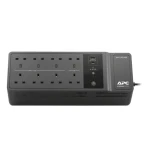 APC Back-UPS 850VA (520W) černá / Záložní zdroj / 230V / USB Type-C a A nabíjecí port / 1x RJ-45 (BE850G2-UK)